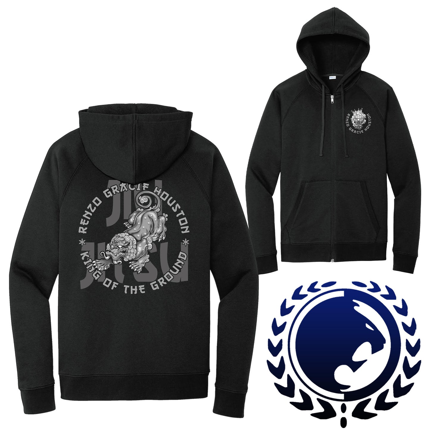 Japanese Lion Hoodie | King of the Ground